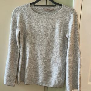 Loft XS Petite Bell Sleeve Sweater